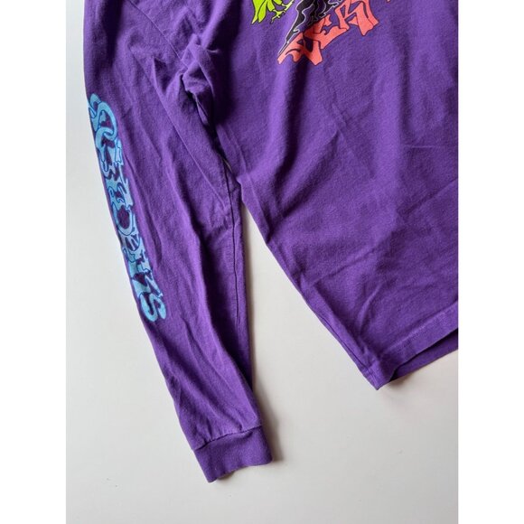 OVO OCTOBER'S VERRY OWN Purple Cotton Illusion Long Sleeve T-Shirt, Size M - Picture 7 of 14